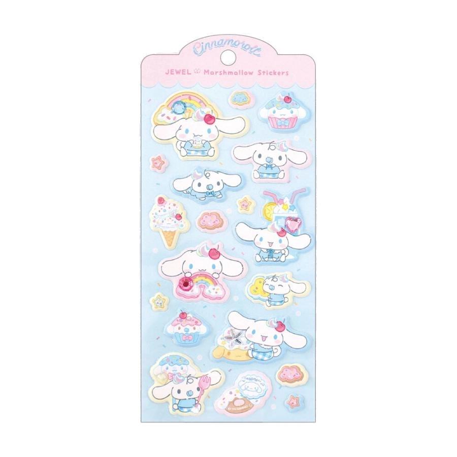 【在庫】 サンリオ ジュエルマシュマロステッカーズ ファンシースナック シナモロール