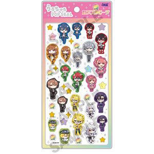 【グッズ-ステッカー】カラフルピーチ うるちゅるPOP SEAL ミニキャラ