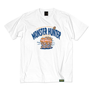 『モンスターハンターワイルズ』シーンイラストTシャツ 1(RUN！) ホワイト L