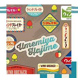 TVアニメ『WIND BREAKER』 レトロ巾着 梅宮一 ゆうえんちver.