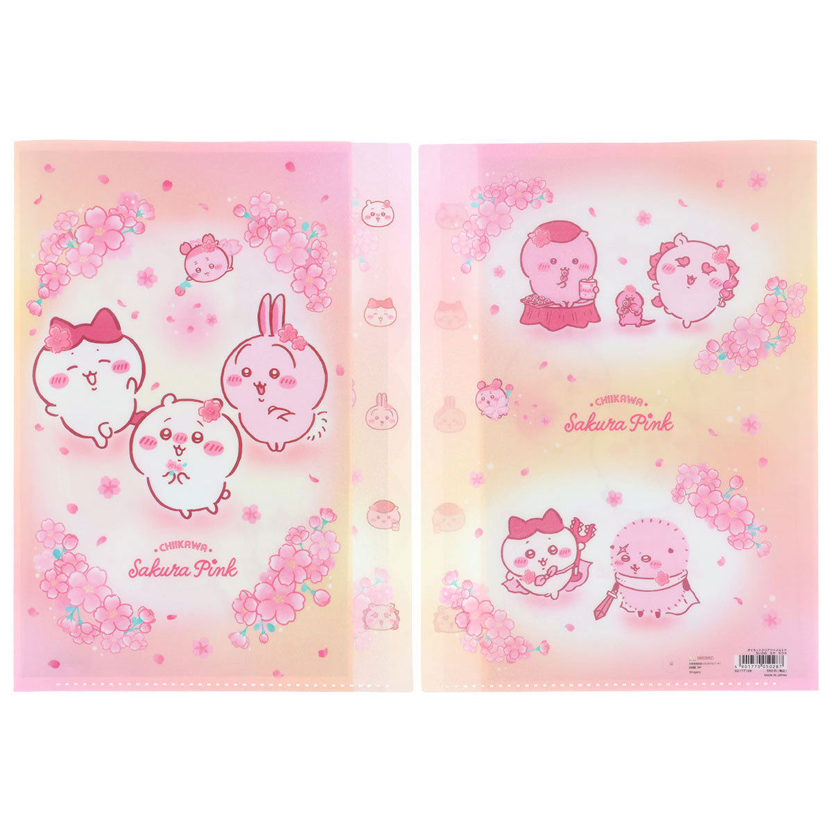 ちいかわ ダイカットクリアファイル5P(Sakura Pink・サクラ)