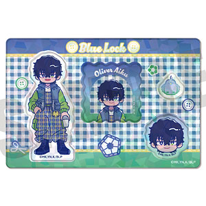 TVアニメ『ブルーロック』 ホログラムステッカーシート にゅ～とろ 第3弾 L オリヴァ・愛空