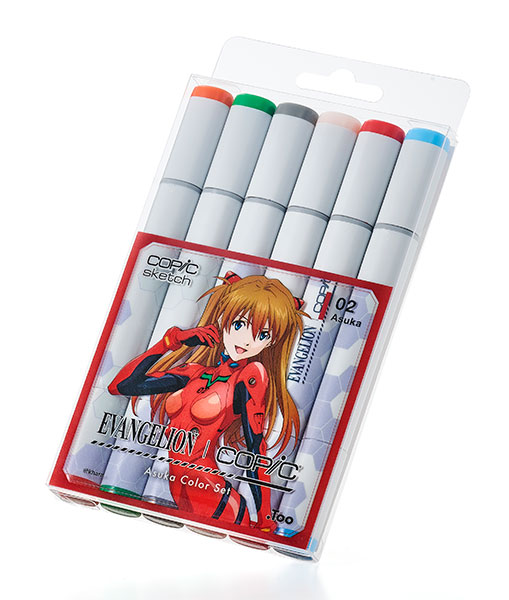 EVANGELION×COPIC Asuka Color Set