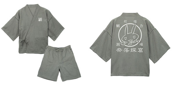 メイドインアビス 烈日の黄金郷 ナナチのサイン・探窟家 甚平/利休鼠-大(XL～XXL)[コスパ]【送料無料】《１０月予約》