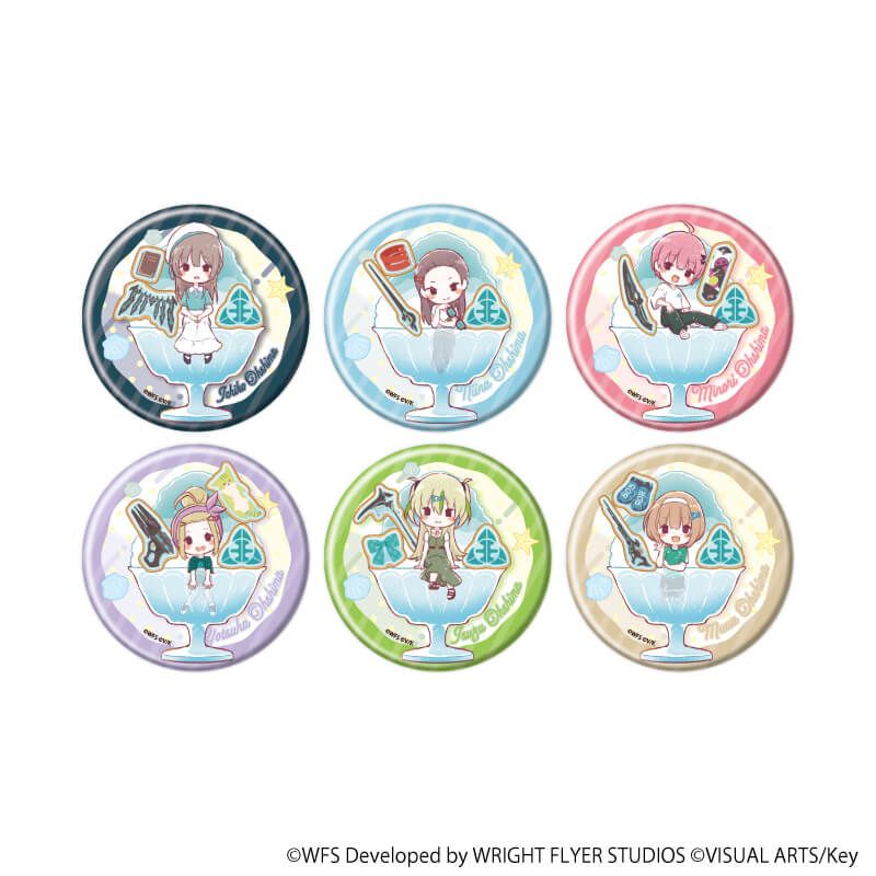 缶バッジ「ヘブンバーンズレッド」46/ブラインド(6種)第31E部隊(グラフアートイラスト)