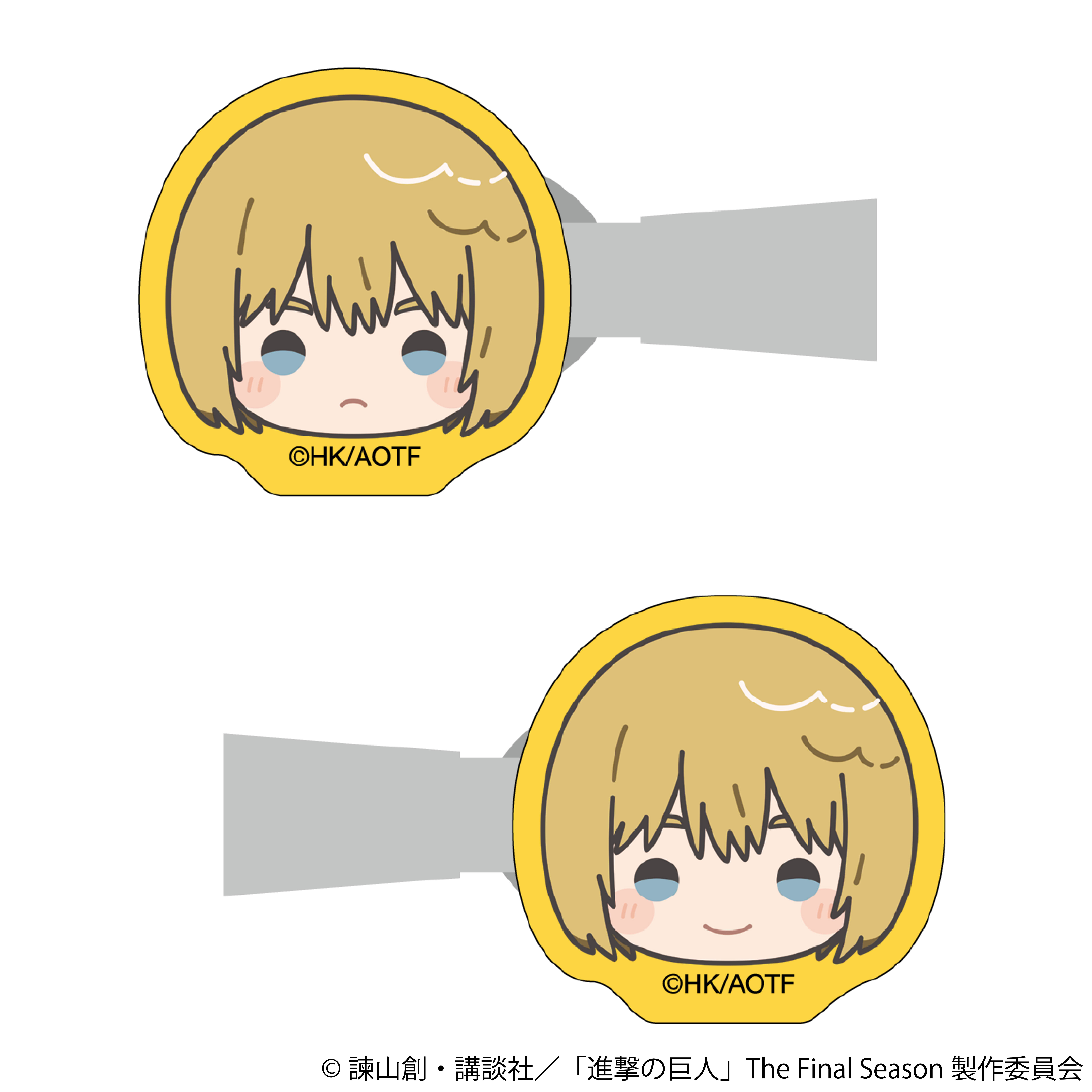 進撃の巨人_アクリルヘアクリップ／アルミン