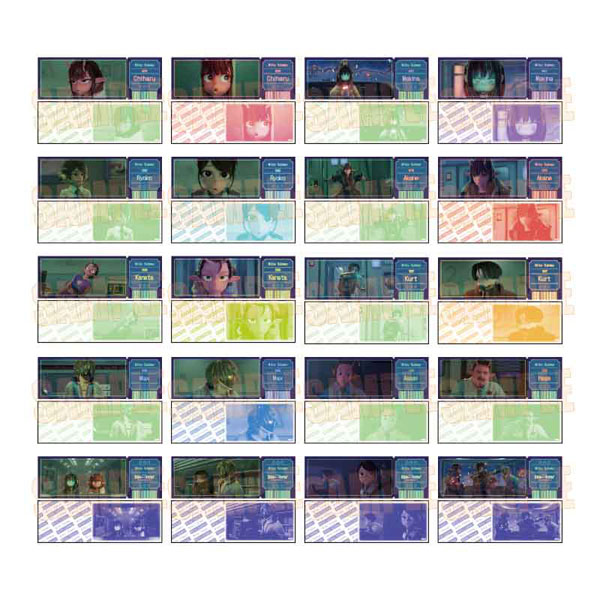 アニメ『銀河特急 ミルキー☆サブウェイ 各駅停車劇場行き』 トレーディング列車チケット風カード Part2 セット[ベルハウス]《０８月予約》