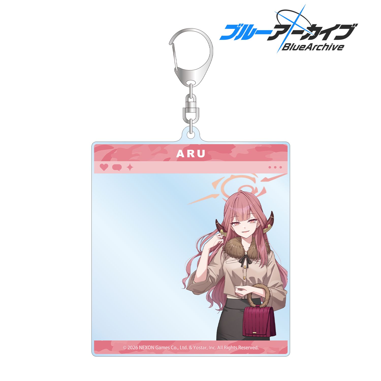 ブルーアーカイブ_アル SNS風BIGアクリルキーホルダー