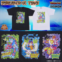 渡辺けんじ氏デザイン デジモンテイマーズ 25周年記念Tシャツ (全3柄 各2色)