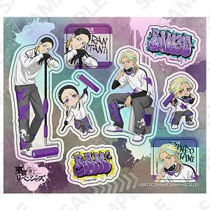 東京リベンジャーズ オーロラバディステッカー グラフィティver. 蘭＆竜胆