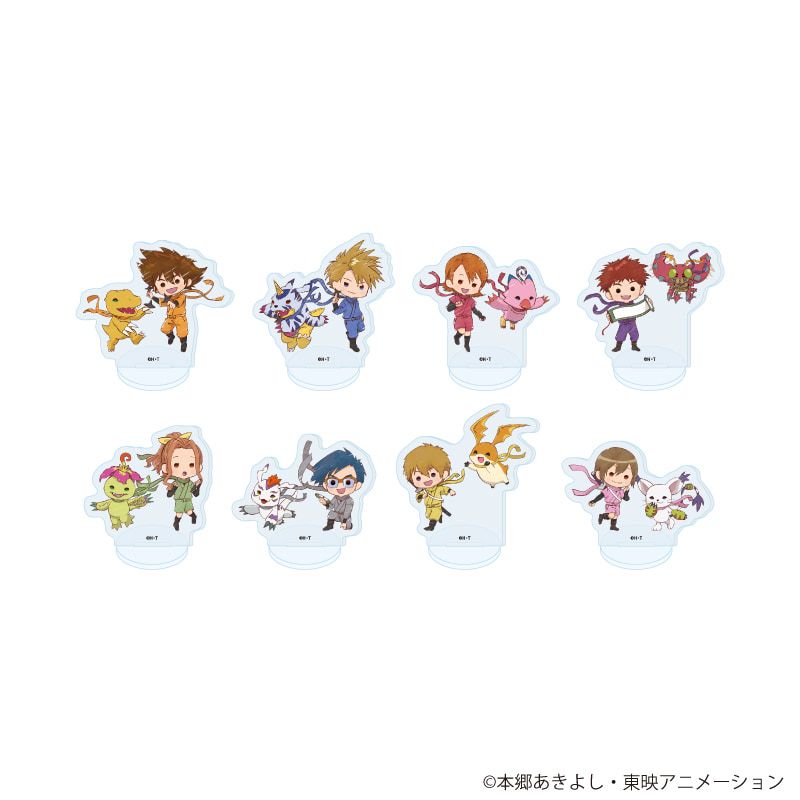 アクリルぷちスタンド「デジモンアドベンチャー」06/忍者ver. コンプリートセット(全8種)(グラフアートイラスト)
