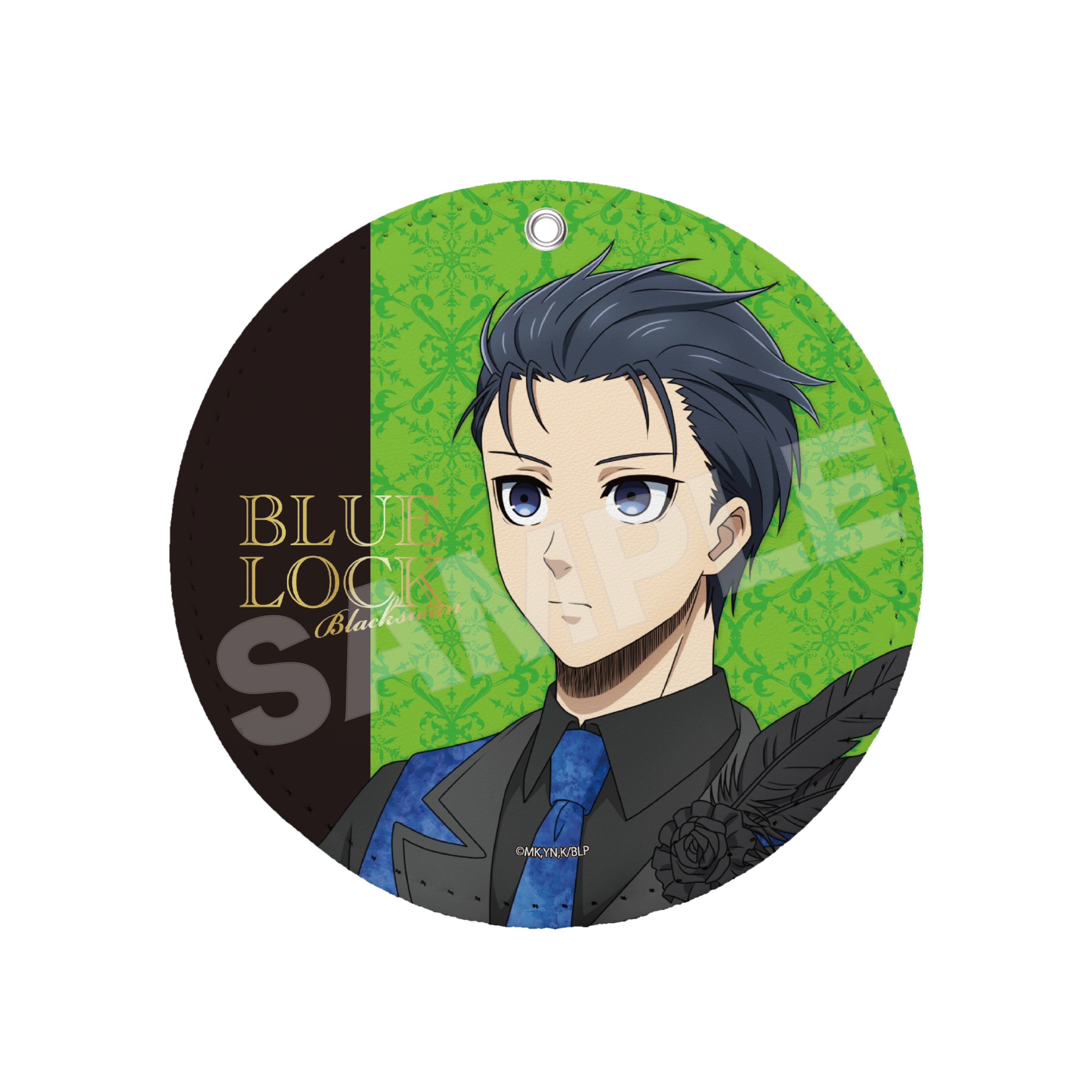 【予約2025年12月】ブルーロック ブラックスワン レザーコースターキーホルダー /01 潔 世一 CS.FRONT