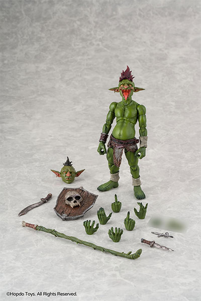 HopDo Toys ゴブリン族 モヒカンゴブリン 1/12スケール PVC&ABS&POM製 塗装済み可動フィギュア