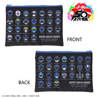 スーパー戦隊50周年記念　歴代ブルー　ポーチ