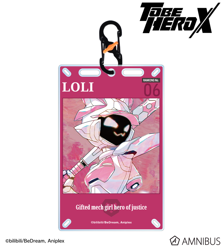 ロリ Ani-Art カラビナ付きカード型アクリルキーホルダー