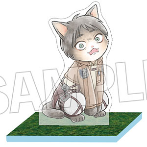 進撃の巨人 調査兵にゃん 大地なアクリルスタンド エレン