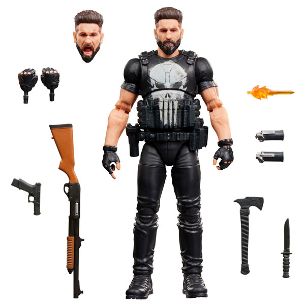 ハズブロ（Hasbro）MARVEL マーベルレジェンド・シリーズ パニッシャー、『パニッシャー』コレクション用 15 cm アクションフィギュアセット G3488 正規品