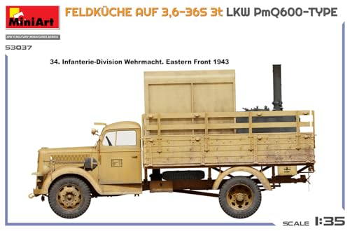 ミニアート 1/35 フェルトキュッヘ 3.6-36S 3t トラック PmQ600型 プラモデル MA53037 (軍用車両)