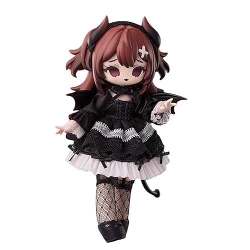 【BJDスタイル】百葉窗ドールシリーズ 1/12スケール 可動フィギュア PVC&ABS製 関節可動 塗装済み 組み立て不要 女の子向け おもちゃ ルームデコレーション ギフト礼物 (小天使) (小恶魔) [並行輸入品]