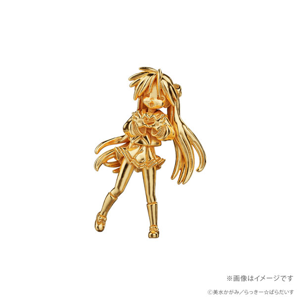 【限定販売】らき☆すた 柊かがみ ミニフィギュア シルバー(イエローゴールドコーティング)