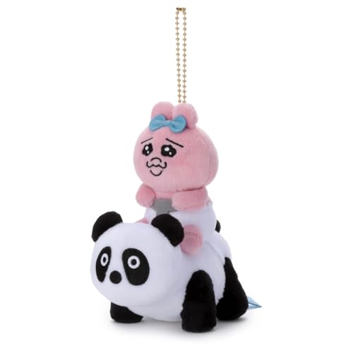タカラトミーアーツ(TAKARATOMY A.R.T.S) 可哀想に!メルヘンランド ぬいぐるみマスコット パンダに乗ったおぱんちゅ 高さ 約15cm