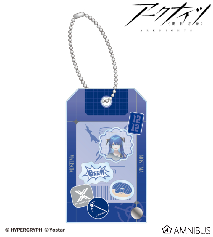 モスティマ ショッピングver. ショップタグ風パーツ付きフレームアクリルチャーム