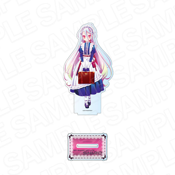 ノーゲーム・ノーライフ ホログラムデカアクリルスタンド 白 サイバーメイド ver.