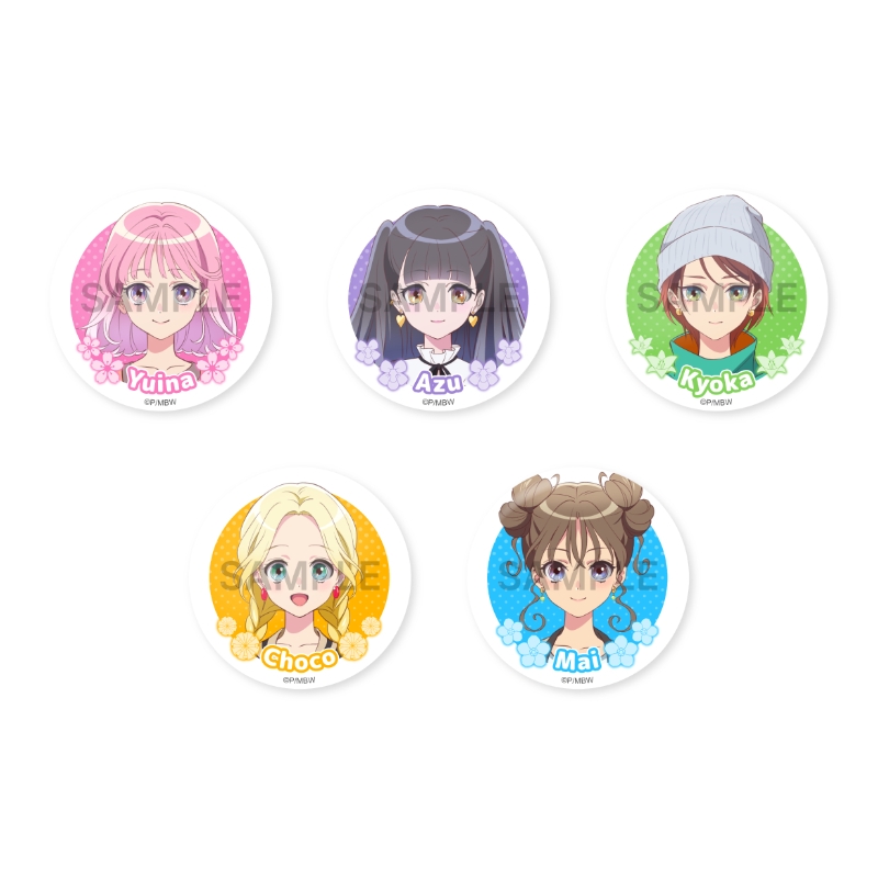 前橋ウィッチーズ トレーディング缶バッジ 秋服【ゲーマーズ専売】