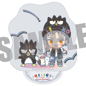 エリオスライジングヒーローズ×サンリオ アクリルスタンド 16.アッシュ・オルブライト×バッドばつ丸 なかよしポップコーデver.