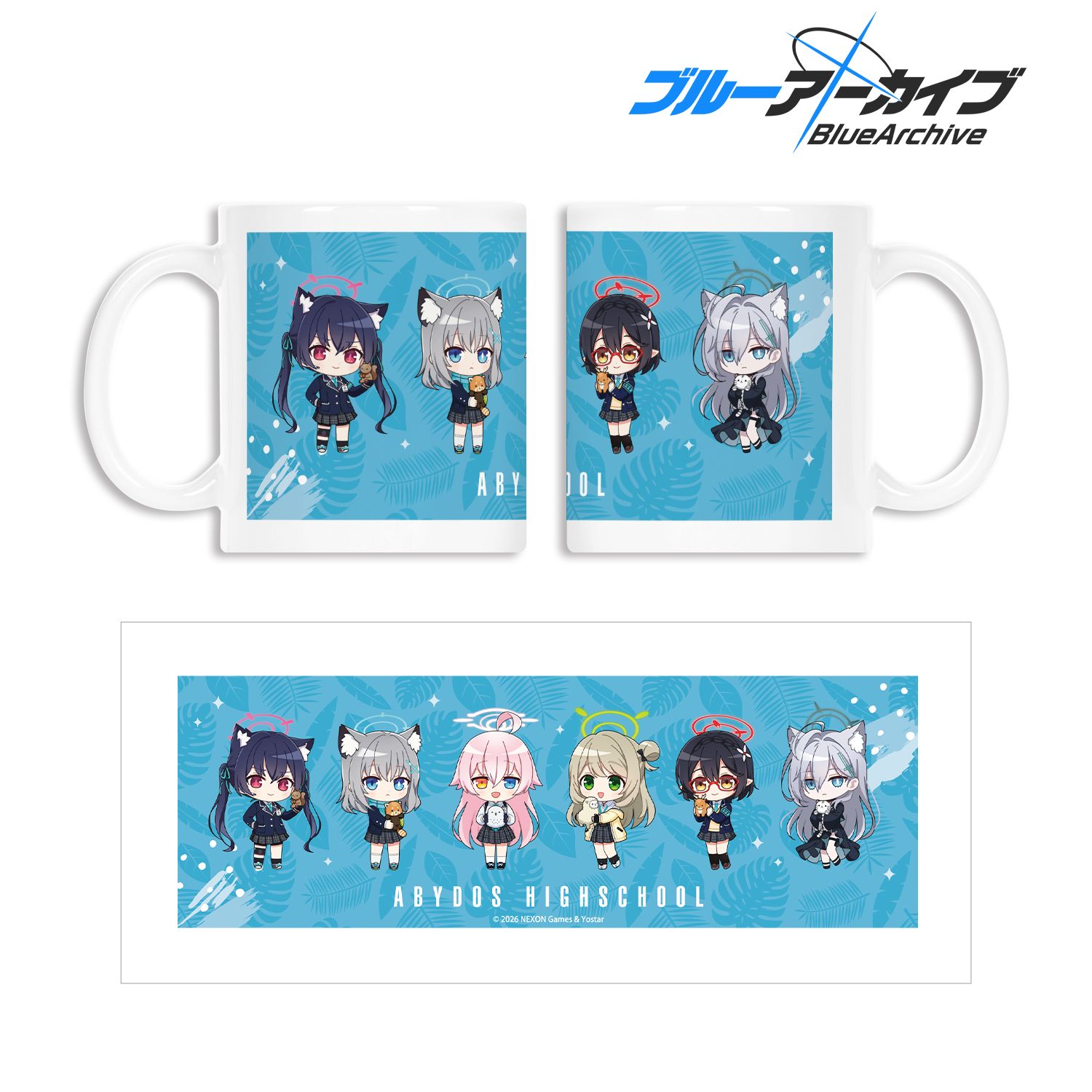 ブルーアーカイブ_アビドス ちびキャラ マグカップ