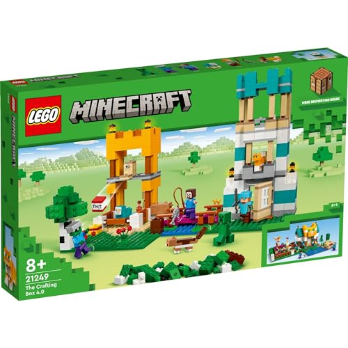 レゴ(LEGO) マインクラフト クラフトボックス 4.0 おもちゃ 玩具 プレゼント 誕生日 ブロック クリスマス 男の子 女の子 子供 8歳 9歳 10歳 小学生 マイクラ Minecraft グッズ 21249