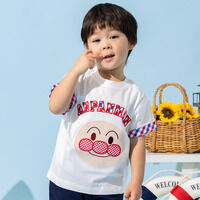 くるっと2WAY半袖Tシャツ アンパンマン ばいきんまん