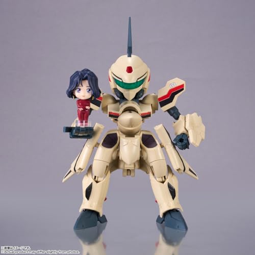 TAMASHII NATIONS TINY SESSION マクロスプラス YF-19(イサム・ダイソン機) with ミュン・ファン・ローン 約110mm PVC&ABS製 塗装済み可動フィギュア