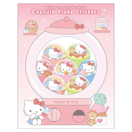 【在庫品お一人様1点限り】サンリオキャラクターズ カプセルフレークステッカーズ ハローキティ