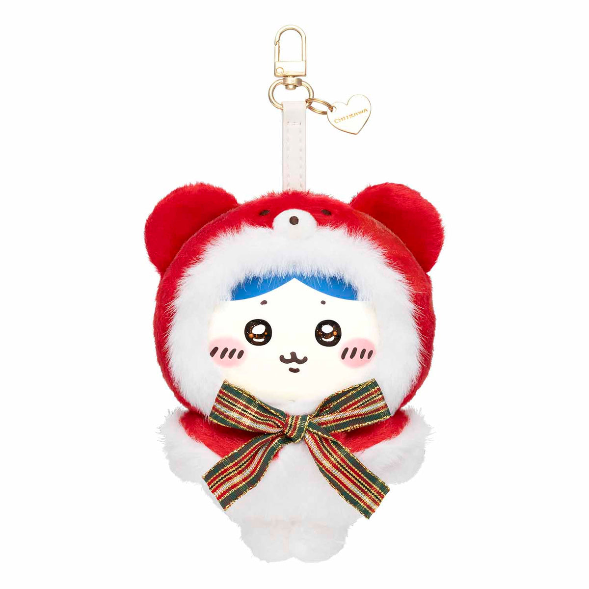 ちいかわ Kiramekko Teddy Bear Christmas(ハチワレ)