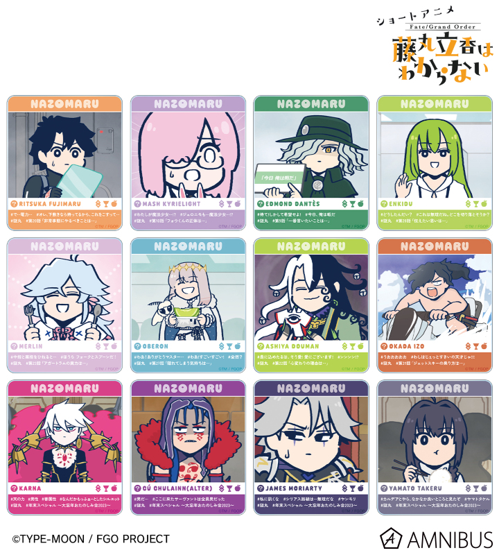 トレーディング場面写SNS風アクリルカード