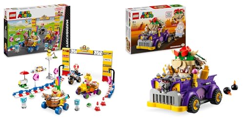 【セット買い】レゴ(LEGO) スーパーマリオ マリオカート – ベビィピーチ と グランプリ セット 72036 + クッパのハイウェイカー 71431