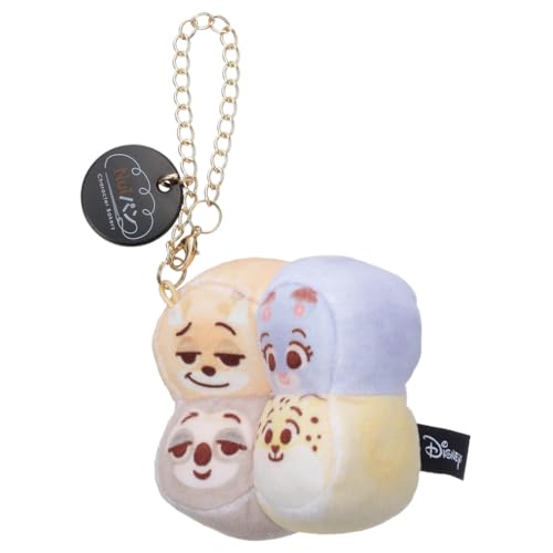 タカラトミーアーツ(TAKARATOMY A.R.T.S) ディズニーキャラクター/Nuiパン/チェーンストラップマスコット/ちぎりパン/ニック･ジュディ･フラッシュ･クロウハウザー