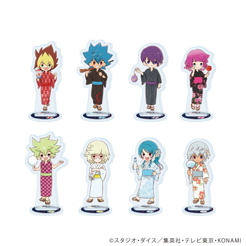 アクリルぷちスタンド「遊☆戯☆王SEVENS」06/夏祭りver. コンプリートセット(全8種)(グラフアートイラスト)