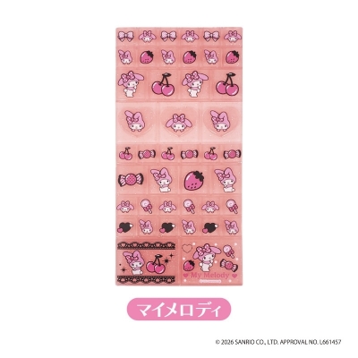 【グッズ-シール】マイメロディクロミ タイルシール マイメロディ