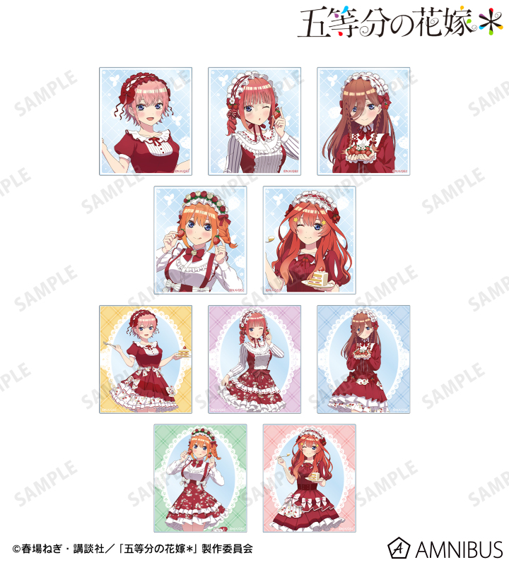 描き下ろし ショートケーキイメージコーデver. トレーディングアクリルカード