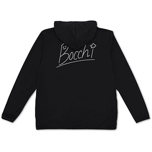 アニメ「ぼっち・ざ・ろっく!」 ぼっちちゃんのサイン 薄手ドライパーカー/BLACK-XXL