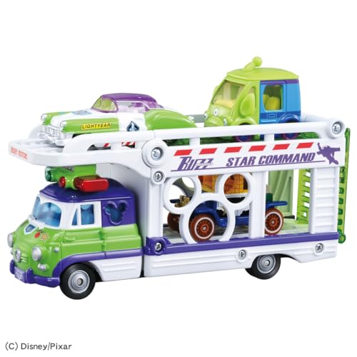 タカラトミー(TAKARA TOMY) トミカ ドリームトミカ ディズニーモータース パルズトランポ トイ･ストーリー5 バズ･ライトイヤー ミニカー おもちゃ 3歳以上