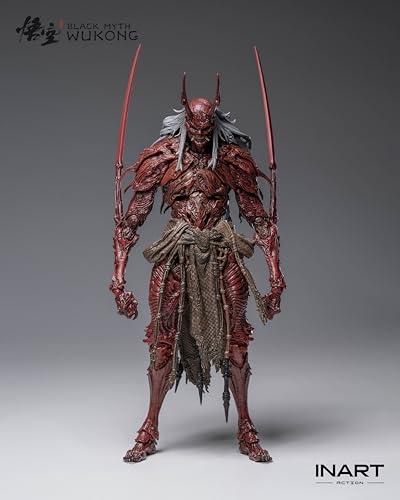 INART – 『黒神話：悟空』– 夜叉王 1/12スケール アクションフィギュア PVC&ABS製 塗装済み 完成品可動フィギュア