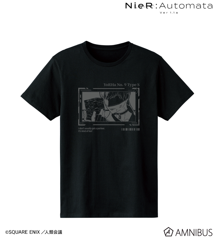 9S リフレクタープリントTシャツ/メンズ