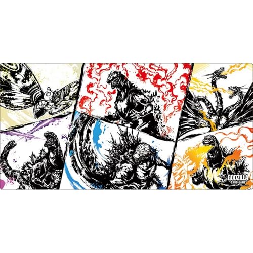 ブシロード ラバーマットコレクション V2 Vol.2071 『ゴジラ カードゲーム』怪獣墨絵大進撃 ver.