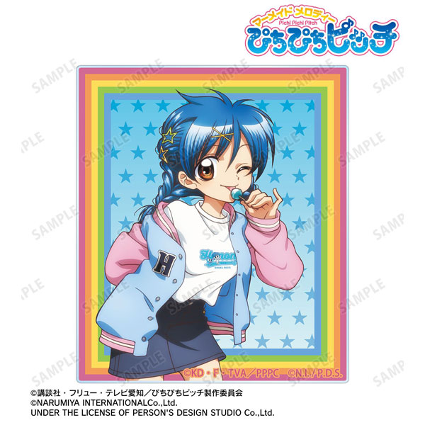 アニメ「ぴちぴちピッチ」 ANGEL BLUEコラボ 描き下ろし 宝生波音 アクリルカード ver.B