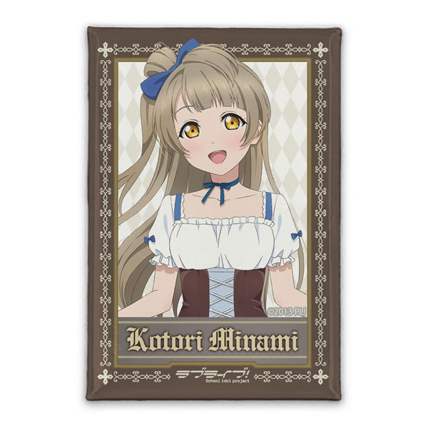 ラブライブ! 描き下ろし 南ことり スクエア缶バッジ ディアンドルVer.
