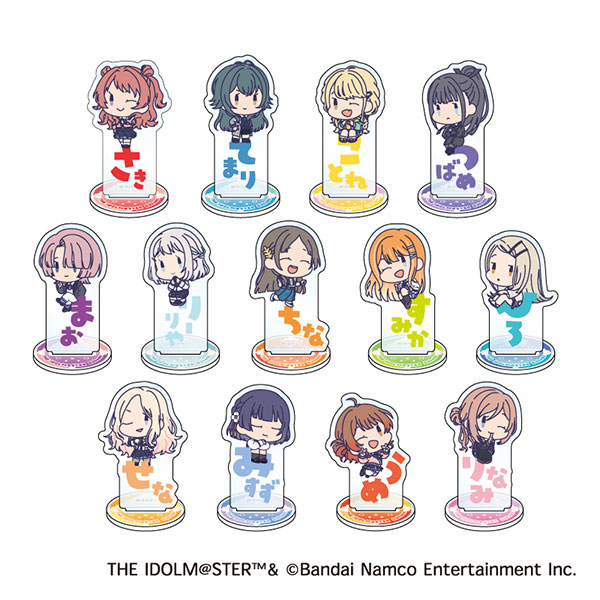 学園アイドルマスター おなまえぴたんコ ミニアクリルスタンド 13個入りBOX