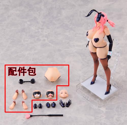 BISHOUCRAFT 逆転バニーガール ニコール 1/12スケール PVC製 塗装済み可動フィギュア オプションパーツセット